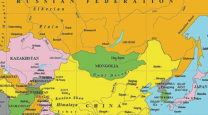 Bản đồ Mông Cổ