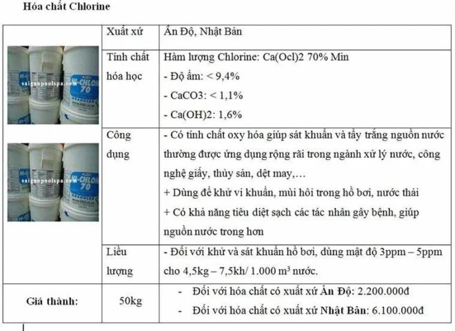 Câu đố kiến thức: Chất nào khử trùng nước bể bơi? Bảng giá hóa chất xử lý nước hồ bơi