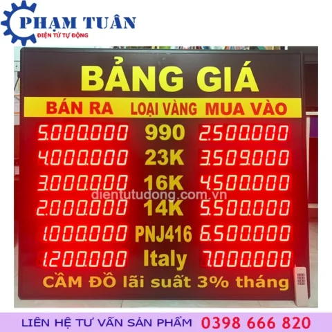 Bảng giá vàng cập nhật tại Bến Tre