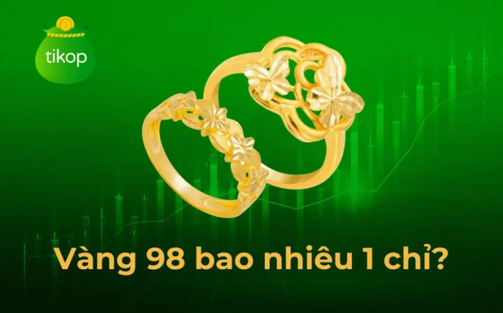 Biến động giá vàng 98