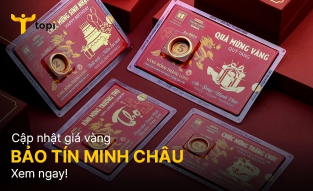 Biểu đồ biến động giá vàng hôm nay Bảo Tín Minh Châu