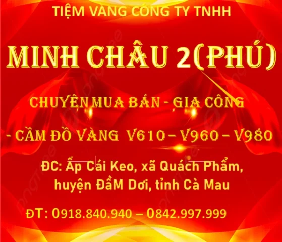 Biểu đồ giá vàng tại Cà Mau hôm nay