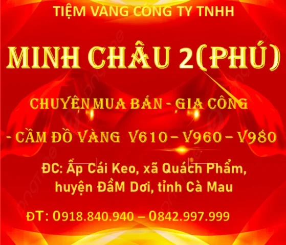 Biểu đồ giá vàng tại Cà Mau