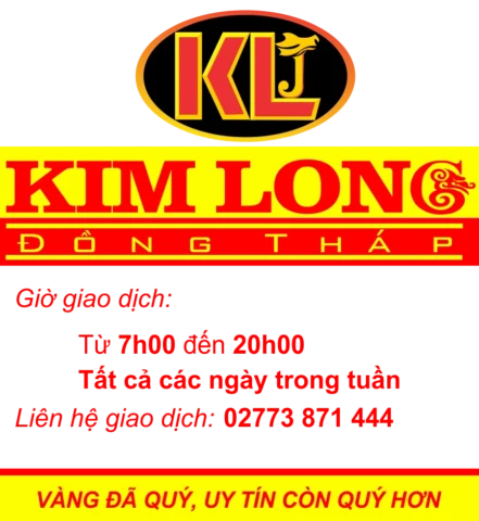 Biểu đồ giá vàng tại Đồng Tháp