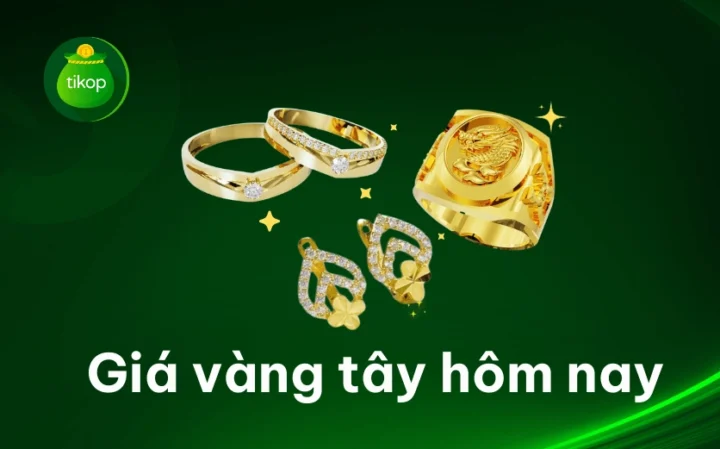 Biểu đồ giá vàng tây hôm nay