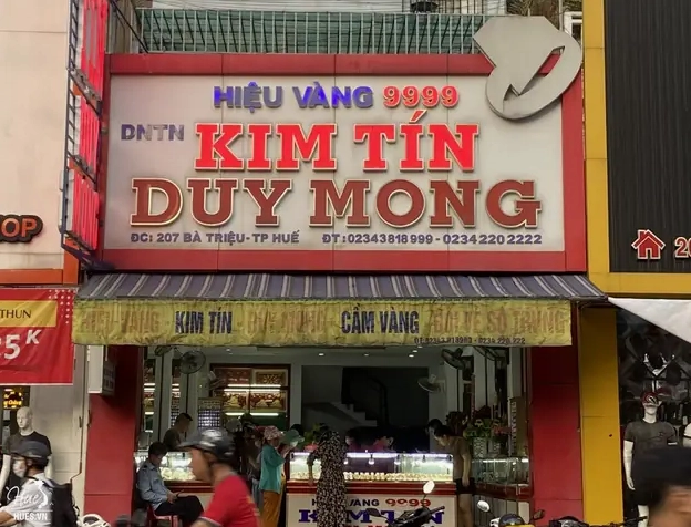 Biểu đồ giá vàng theo tuần của Duy Mông 9999