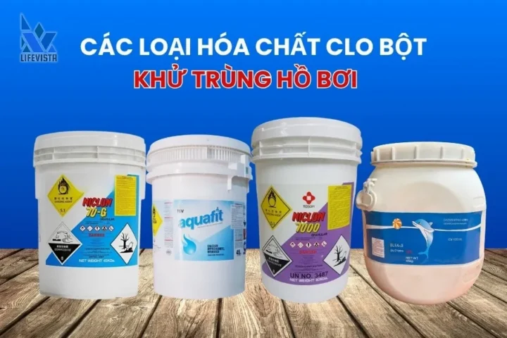 Câu đố kiến thức: Chất nào khử trùng nước bể bơi? Các loại hóa chất khử trùng nước hồ bơi