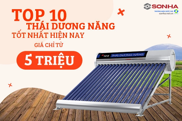 Các loại máy nước nóng năng lượng mặt trời