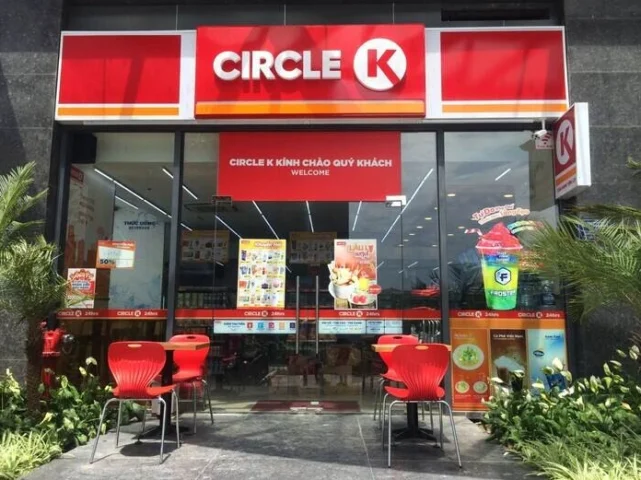 Các sản phẩm đồ ăn và thức uống tại Circle K