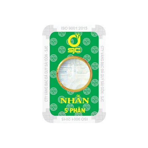 Nhẫn Vàng 5 Phân: Xu Hướng Trang Sức Sang Trọng và Giá Trị 2026 Cận cảnh nhẫn vàng 5 phân vàng 24K