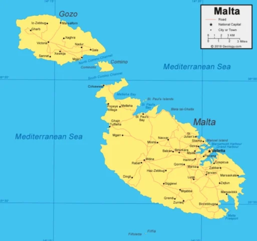 Cảnh quan thành phố Malta