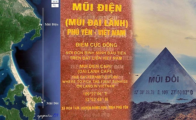 Cảnh quan thiên nhiên trên đường đến Mũi Đôi