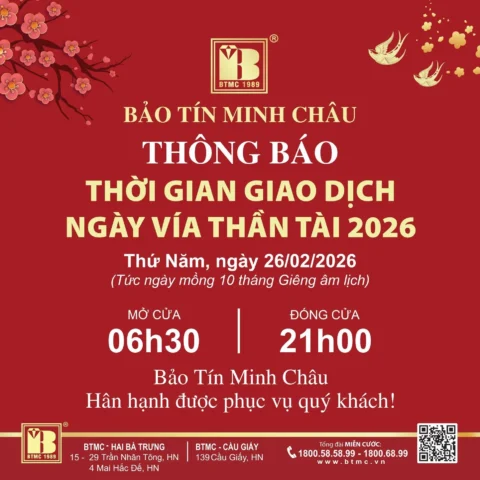 Giá Vàng 9999 Hôm Nay BTMC: Cập Nhật 2026 & Phân Tích Chi Tiết Cập nhật giá vàng BTMC hôm nay