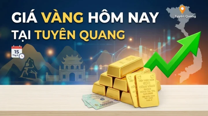 Giá vàng SJC tại Tuyên Quang