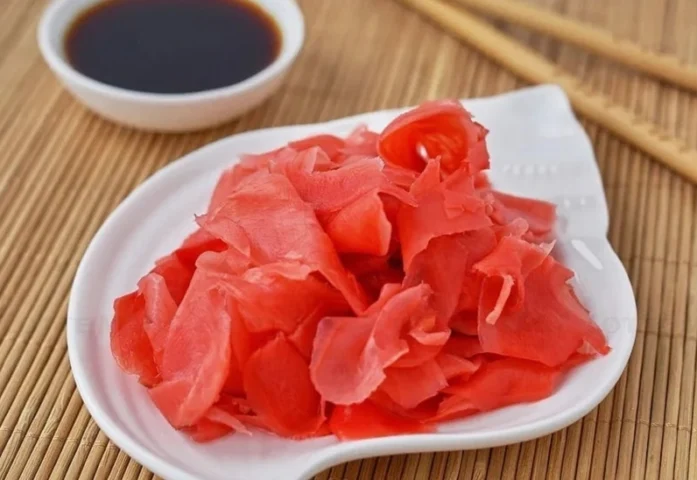 Gừng muối Gari dùng kèm sushi