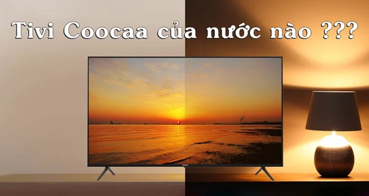 Hình ảnh tivi Coocaa trưng bày