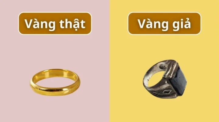 Kiểm tra vàng bằng chanh hoặc axit