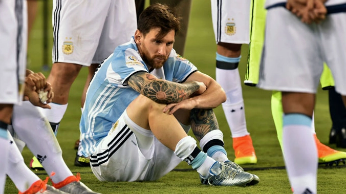 Lionel Messi trong màu áo Barcelona