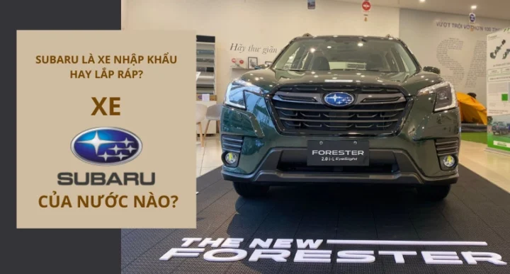 Subaru của nước nào? Lịch sử và nguồn gốc xe Subaru Logo xe Subaru