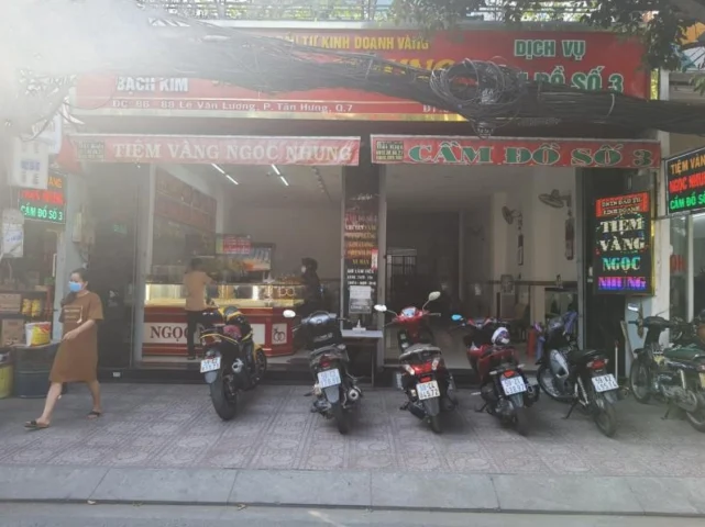 Mẫu trang sức vàng tại tiệm vàng Ngọc Nhung