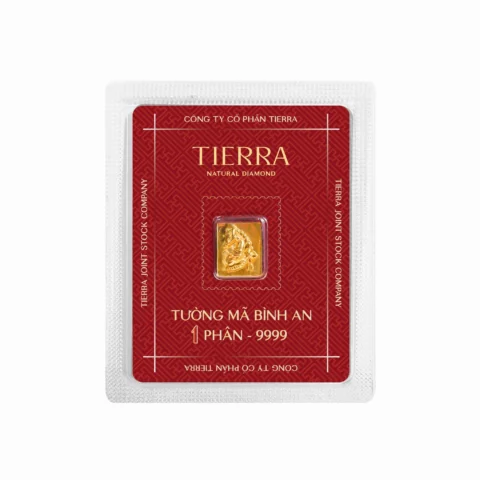 Miếng vàng 1 phân - Minh họa giá trị vàng