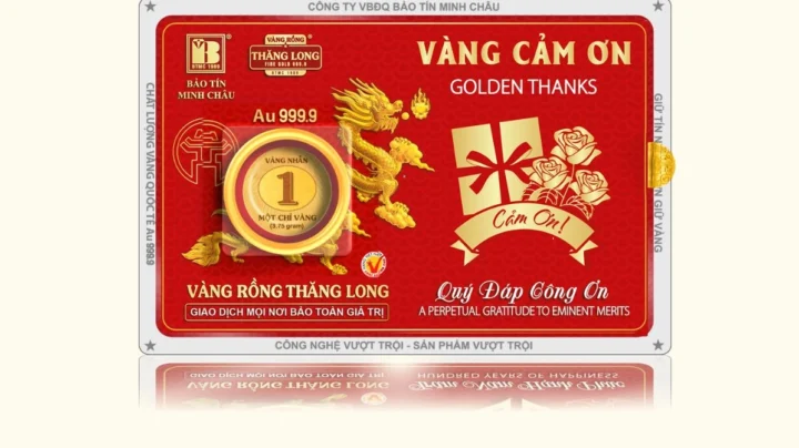 Minh họa 1 chỉ vàng 24k