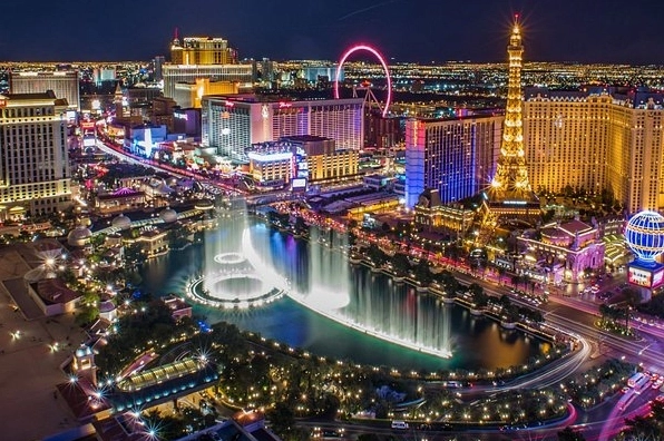 Một góc sầm uất của Las Vegas, Mỹ