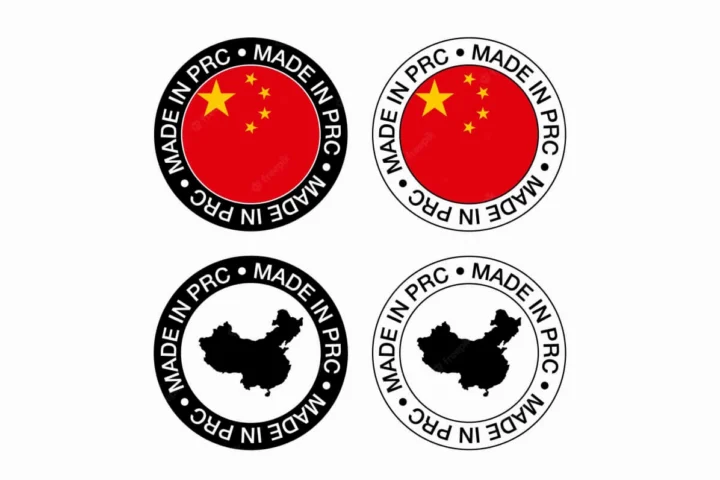 Nhãn sản phẩm có ghi Made in PRC