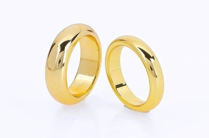 Nhẫn vàng 9999 kiểu dáng hiện đại
