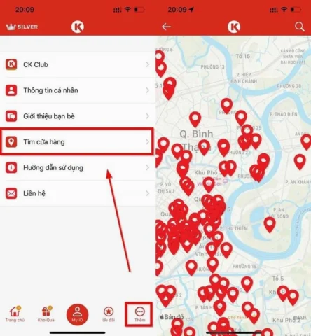 Nhân viên Circle K phục vụ khách hàng