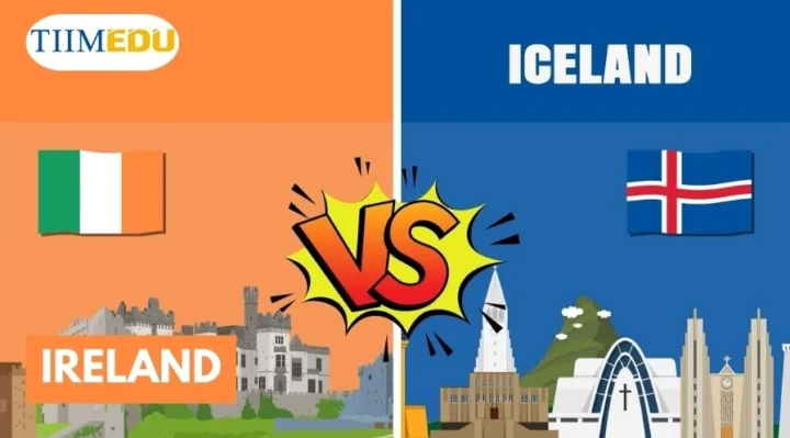 Phong cảnh thiên nhiên Ireland với những ngọn đồi xanh mướt