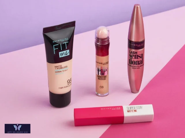 Sản phẩm Maybelline đa dạng
