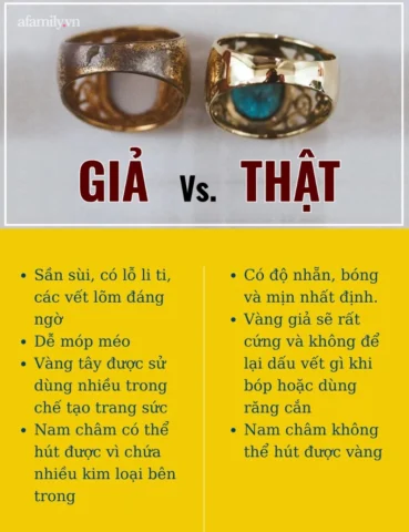 Thử vàng bằng axit tại cửa hàng