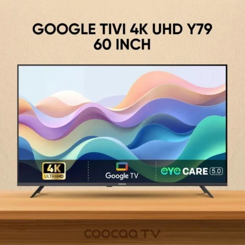 Tivi Coocaa 60 inch với thiết kế hiện đại
