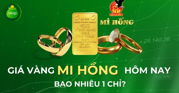 Trang sức vàng tại Tiệm Vàng Mi Hồng