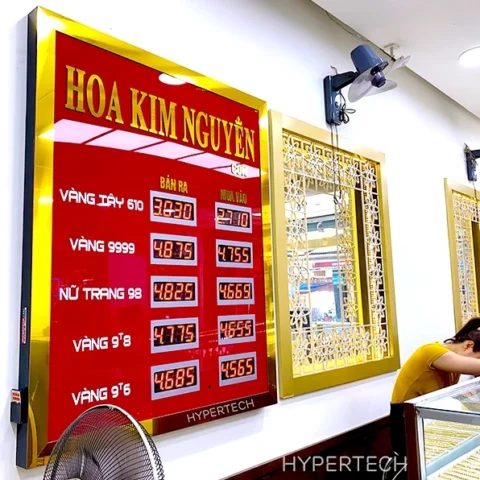 Vàng trang sức và các loại vàng miếng