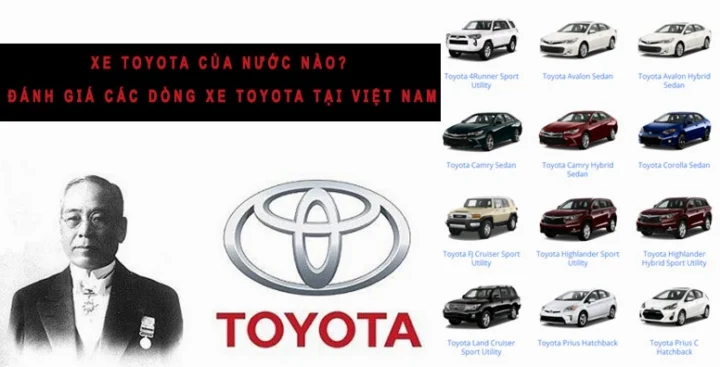 Xe Toyota - Thương hiệu đến từ Nhật Bản